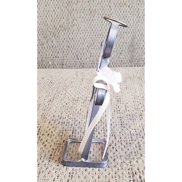 Iridescent White Stained Glass Angel Suncatcher Home Decor - Picture 4 of 8